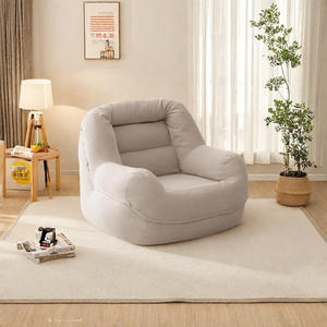 Sofá en Caja - Sillón Perezoso de Corduroy Completamente Comprimido, Sofá Lounge Enrollable que Ahorra Espacio, Mueble Individual Duradero de Esponja - Product Image 1