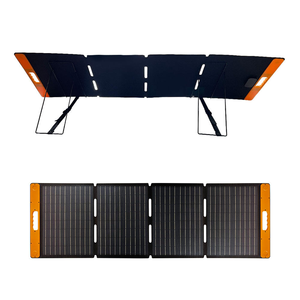 Oferta Especial: Paneles Solares Plegables Negros de 100W con 21% de Eficiencia, Diseño Impermeable para Acampar al Aire Libre y Uso Portátil - Product Image 3
