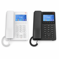 Teléfono IP Grandstream GHP630W para Hotel con WiFi 6, 2 SIP, Pantalla LCD a Color de 3.5'', 6 Teclas Programables, 10 Marcaciones Rápidas, Voz HD Opus, 802.11ax, GDMS, VoIP