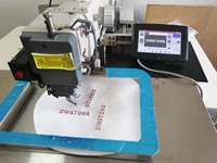 Machine à coudre industrielle automatique à commande électronique pour chaussures/sacs en cuir