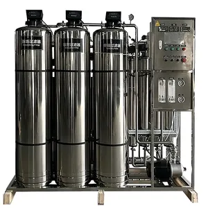 Volardda 2000LPH mesin pemurni air Inverse Osmosis baja tahan karat untuk mesin desalinasi komersial harga