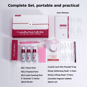 Kit de <span class=keywords><strong>Lifting</strong></span> de Pestañas con Keratina Coreana y Laminación de Cejas Camellia, Maquillaje Semipermanente con Resultado de Rizado de 90 Días, Venta al Por Mayor - Product Image 4