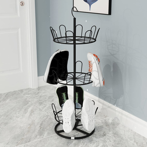 Meuble à chaussures rotatif multi-niveaux simple et détachable pour rangement de sandales et chaussons sur balcon – Vente en gros - Product Image 4