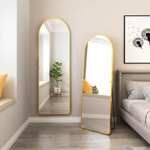 Espejo de Cuerpo Entero con Marco Metálico, Decoración de Pared con Arco Grande, Montaje Estable <span class=keywords><strong>para</strong></span> Vestidor o Pasillo, Venta Caliente de Fábrica - Product Image 1