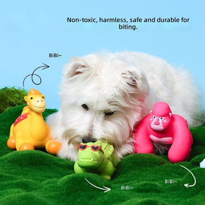 Nouveau design, jouet couineur pour chien, jouet à mordre pour animaux de compagnie, jouet en latex pour chien de taille moyenne et chiot - Product Image 5