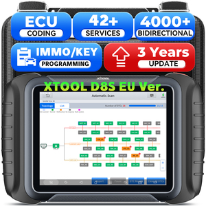 XTOOL D8S EU Herramienta de Programación de Llaves y Autos Todo en Uno, Codificación OBD2 para Todas las Marcas de Vehículos - Product Image 2
