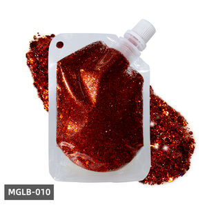 Nouveau produit – Gloss à lèvres végétalien transparent ultra-brillant à marque privée, gel bio scintillant pour maquillage quotidien, applicateur de paillettes corporelles - Product Image 4