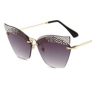 Negro montura <span class=keywords><strong>de</strong></span> ojo <span class=keywords><strong>de</strong></span> gato gafas <span class=keywords><strong>de</strong></span> sol <span class=keywords><strong>de</strong></span> moda <span class=keywords><strong>de</strong></span> las mujeres <span class=keywords><strong>de</strong></span> la marca <span class=keywords><strong>de</strong></span> <span class=keywords><strong>lujo</strong></span> <span class=keywords><strong>de</strong></span> tonos <span class=keywords><strong>de</strong></span> diamantes <span class=keywords><strong>de</strong></span> imitación gafas - Product Image 6