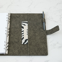 Nouveau carnet de notes professionnel 2026 multifonctionnel de haute qualité, classeur à feuilles mobiles en cuir PU