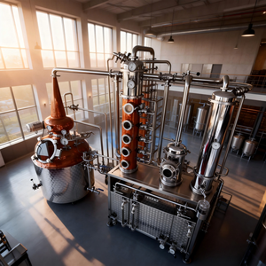 Installation industrielle de distillation fractionnée multicolonne pour spiritueux neutres de haute pureté et éthanol combustible multi-distillés - Product Image 6