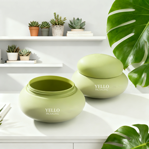 Tùy chỉnh sang trọng rỗng mudpack Aloe chăm sóc da mỹ phẩm nhựa vít Top Cream lọ cho Kem mắt & lotion với biểu tượng tùy chỉnh - Product Image 1