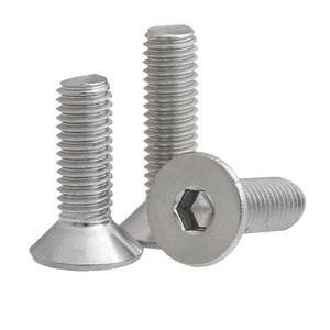 Stainless Steel Countersunk Head Hex Bolts 40mm Length Grade A Hand Twisting - Product Image 1