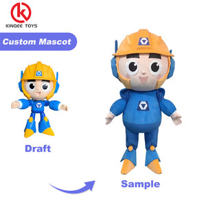 Costume de mascotte gonflable amusant unisexe Kinqee <span class=keywords><strong>pour</strong></span> publicité commerciale, <span class=keywords><strong>dessin</strong></span> <span class=keywords><strong>animé</strong></span> canard de Noël <span class=keywords><strong>pour</strong></span> adulte - Product Image 4