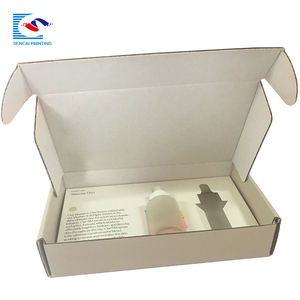 Custom eco friendly skin care products packing mailer box with insert
