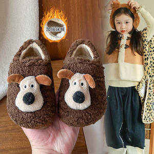 Scarpe Invernali Unisex per Bambini con Chiusura a Zip, Suola in Gomma, Fodera in Pelliccia, Stile Elegante e Casual, Colore <span class=keywords><strong>Cammello</strong></span> Coreano - Product Image 4