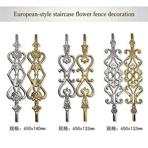304 #   Escalier moderne avec marches décoratives en acier inoxydable, accessoires ménagers épaissis et estampillés double face - Product Image 1