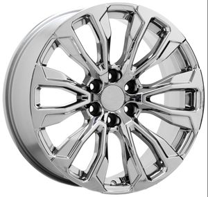 Rueda Forjada Cromada Multirradio para GMC <span class=keywords><strong>Sierra</strong></span> Yukon 22/24 Pulgadas 6x139.7 - Product Image 1