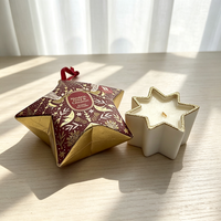Bougie parfumée de luxe en cire de soja dans un bocal en verre, design personnalisé, parfum artisanal, coffret cadeau décoratif, longue durée, avec logo.