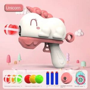 ปืนยิงลูกบอลเหนียวไดโนเสาร์ ของเล่นยิงลูกดอกพลาสติกสำหรับเด็ก - Product Image 4