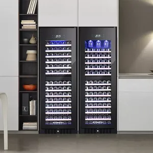 Vinopro Electric Wine Cellar Cooler 428L Dual Zone Smart Wine Fridge With 168 Bottle Capacity
