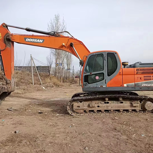 Excavatrices Doosan DX215 d'occasion de bonne qualité, machines de construction coréennes Doosan d'occasion, pelle de 22 tonnes, certifiées CE, avec brise-roche - Product Image 1