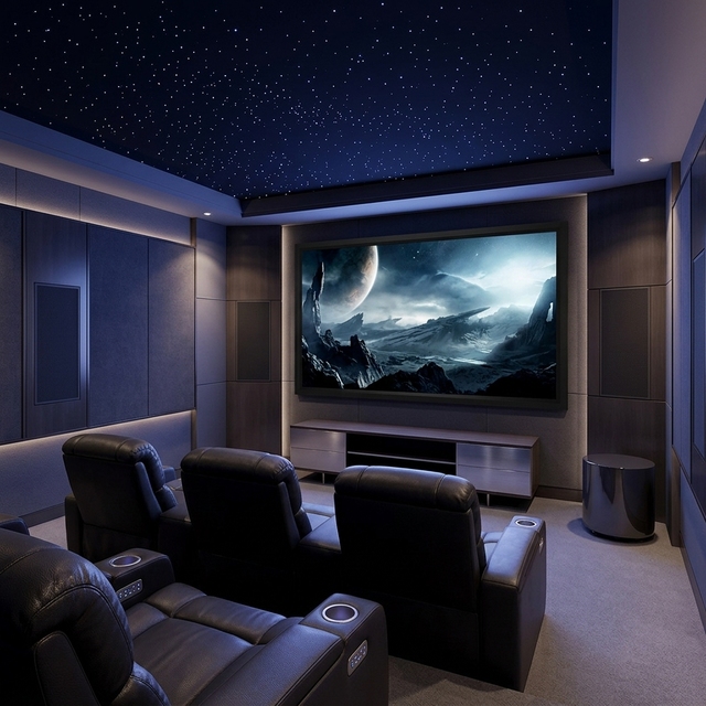 High-end Home Theater Surround Sound System, Metal Audio Equipment, Custom 7.1 Acoustic System for Home Theater