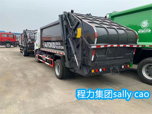Recogida de cubos de aterrizaje grandes personalizables de alta calidad y camión de <span class=keywords><strong>basura</strong></span> compactador de transporte para municipal - Product Image 4