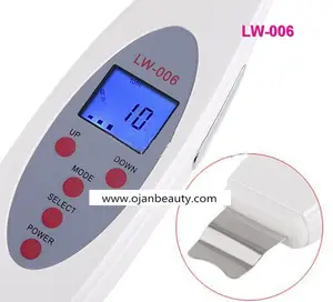 LW-006可调美容设备电动专业声波超声波离子面部皮肤洗涤器抹刀