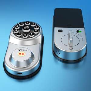 Cerradura de pestillo único digital inteligente superventas de fábrica Orbita para uso doméstico <span class=keywords><strong>Airbnb</strong></span> Oficina con función de código y aplicación - Product Image 5