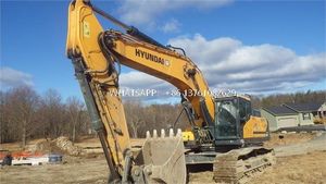 Excavadora de cadenas Hyundai 480LC-9S de alta calidad, usada, en stock, con motor Cummins, cucharón de 2.2m de capacidad, 1 año de garantía, bomba. - Product Image 4