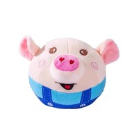 2026 ODM OEM Peluche de luxe en forme de chien de dessin animé, balle électrique USB intelligente et interactive pour animaux de compagnie, qui saute, chante et rebondit, pour l'entraînement automatique