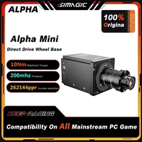 Base de Volante Simagic Alpha Mini Direct Drive Compacta con Servomotor de 10 Nm y Force Feedback para Simulación de Carreras en PC