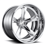 Jantes de voiture en aluminium à profil profond 5x130/5x120/6x139.7 concaves forgées polies chromées pour Jeep Truck C10 18-26 pouces