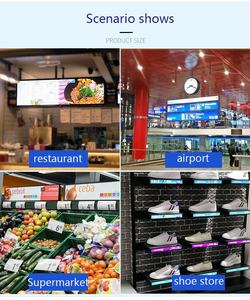 <span class=keywords><strong>Ultra</strong></span> <span class=keywords><strong>Wide</strong></span> 4K <span class=keywords><strong>Monitor</strong></span> LCD Barra de estante estirada Señalización digital Aplicación en interiores Certificado CE Equipo de visualización Publicidad - Product Image 6