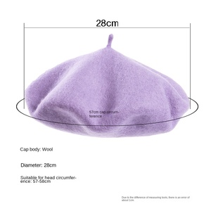 Béret Coréen Tricoté Style Peintre pour Femme – Tendance et Polyvalent pour l'Extérieur – Vente Chaude – ODM/OEM - Product Image 3