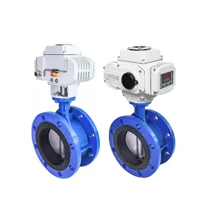 COVNA Cast Irion, Stainless Steel Intelligent Electric Butterfly Valve Motorized Control Butterfly Valve for Sale