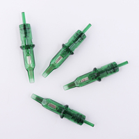 Aiguille de cartouche jetable permanente pour PMU Green LIMEM Viper 0,25 mm 5,5 mm à pointe longue