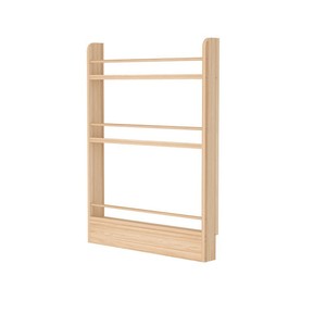 Solid Wood <b>Bookshelf</b> Multi Layer Storage Rack For Bedroom Kids Reading Display Shelf Natural Color Standing Type - Product Image 2