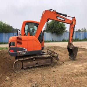 Excavatrice d'occasion Doosan DX75 à prix de gros, excavatrice d'occasion DX60 DX55 de 7,5 tonnes en bon état à vendre - Product Image 2