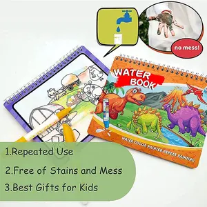 New 2024 Wholesale Kids Painting Toy And Preschool Magic Water Drawing Book For 5 To 7 Years