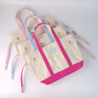 Sac fourre-tout en toile naturelle avec fermeture éclair, sac de voyage et de travail, sac à main de luxe pour femme, couleur vive, avec accessoires dorés
