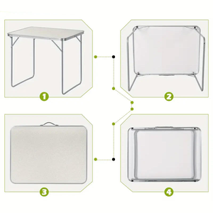 <span class=keywords><strong>Table</strong></span> pliante portable MING CHAN Factory, surface lisse, légère, pliable, type mallette, pour pique-nique et <span class=keywords><strong>camping</strong></span> - Product Image 3