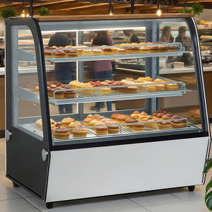 Exhibidor de Pasteles Refrigerado de Mostrador 2025, Refrigerante, Tamaño Pequeño - Product Image 4