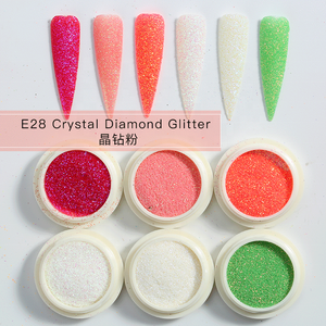 Poudre de cristal de sel marin Aurora 2026, paillettes diamantées, <span class=keywords><strong>sucre</strong></span> scintillant, laine, décoration brillante pour nail art, vente en gros - Product Image 4