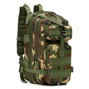 25L Outdoor Camouflage MOLLE Tactical Backpack Waterproof Lightweight hiking Backpack Hunting CS Training Assault Backpack