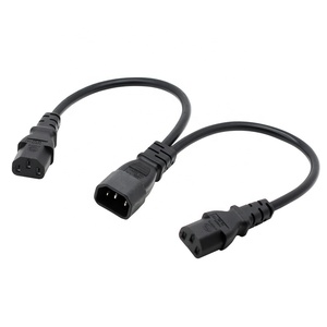 Cable de alimentación de extensión IEC C14 a 2, doble C13, divisor Y máquina de cable de alimentación - Product Image 1
