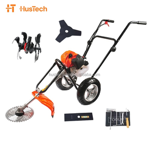 Decespugliatore a Benzina 52cc in Alluminio con Due Ruote, 2 e 4 Tempi - Attrezzo da Giardino Versatile in Metallo - Product Image 2