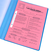 Foska A4 – Fournitures et articles de papeterie – Classeurs multi-couleurs pour documents format A4 – Pochettes de classement en PP de haute qualité