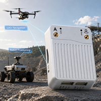 Récepteur GNSS RTK à double antenne pleine fréquence X43H-AH GPS GLONASS Galileo BeiDou NavIC pour UAV, robot, agriculture de précision