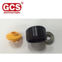 Embout de rouleau de convoyeur en polymère plastique nylon avec trou intérieur rond pour rouleau de 50 mm de diamètre